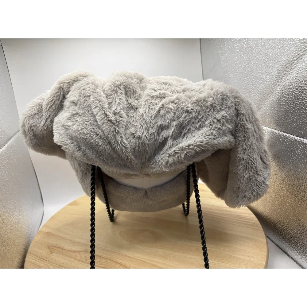 Hallmark Baby Elephant Hooded Blanket w/ Pockets Gray Polyester 40x30 NWT